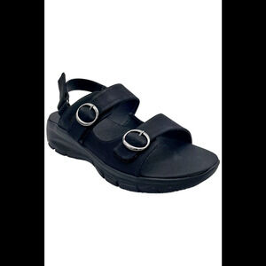 Skechers Easy Going Adjustable Vegan Sandals Certified Charm Black - Medium